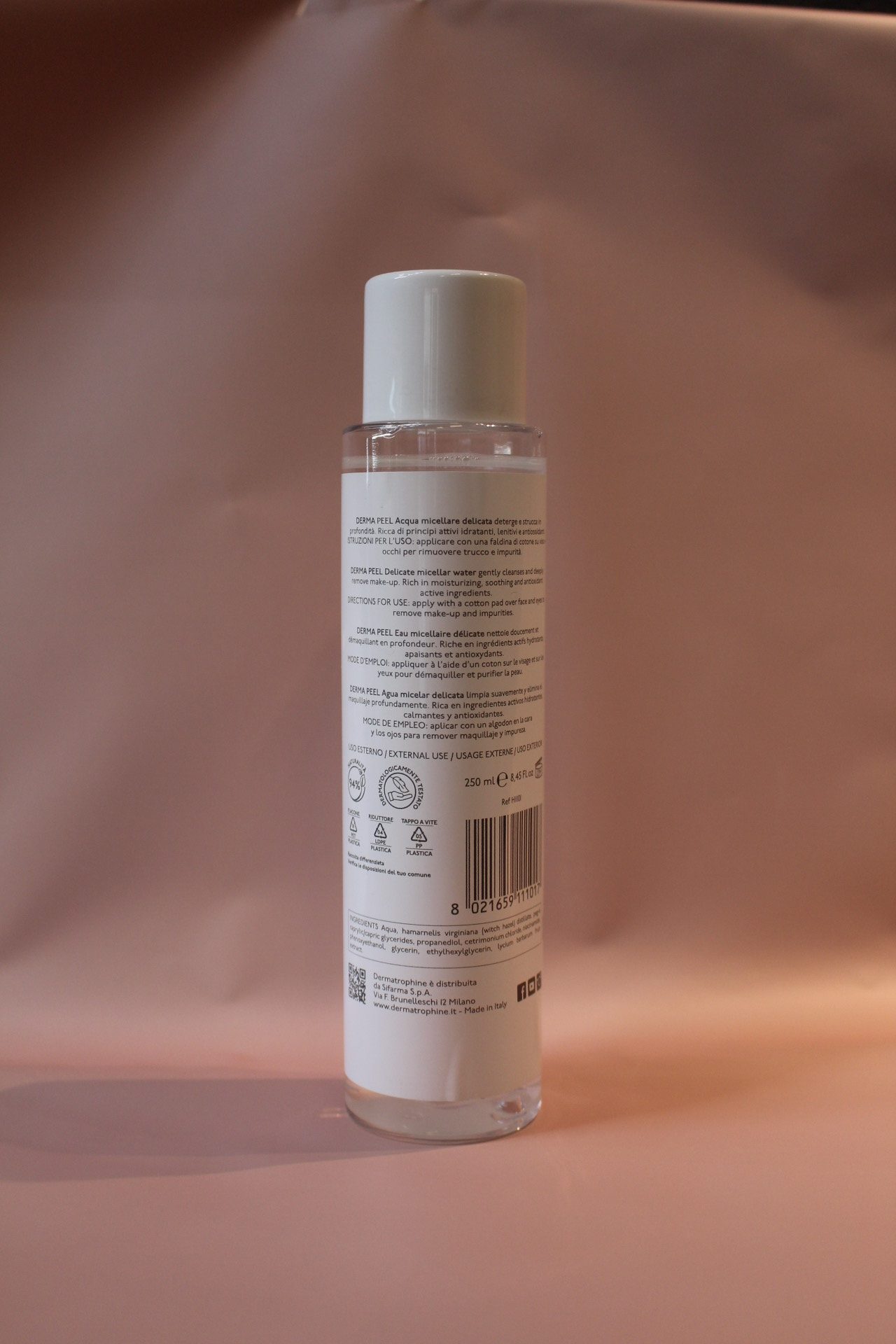 DERMA PEEL ACQUA MICELLARE DELICATA - immagine 2