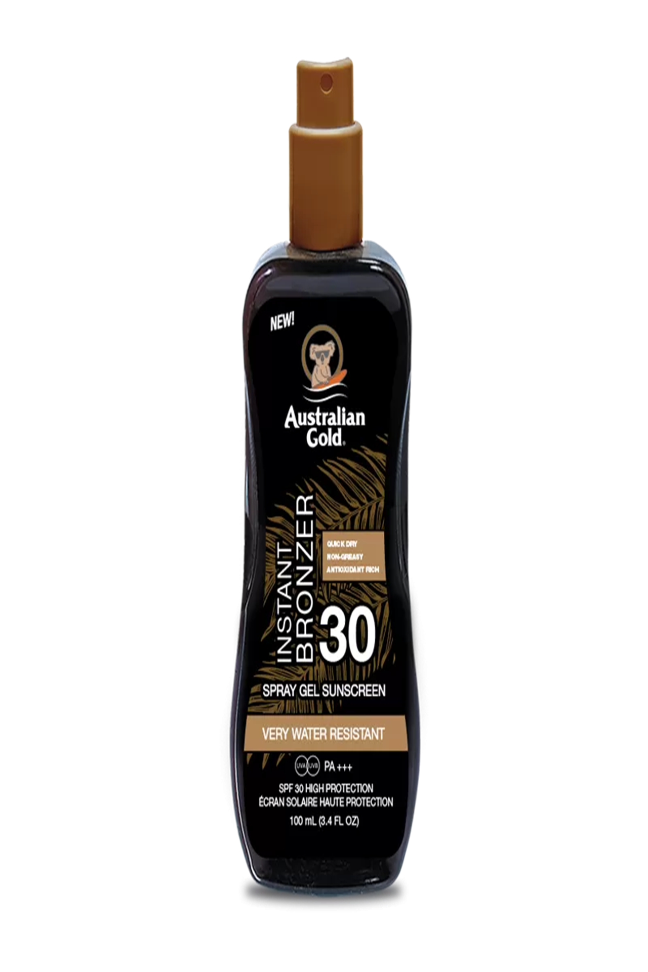 SPF 30 SPRAY GEL WITH BRONZER TRAVEL SIZE