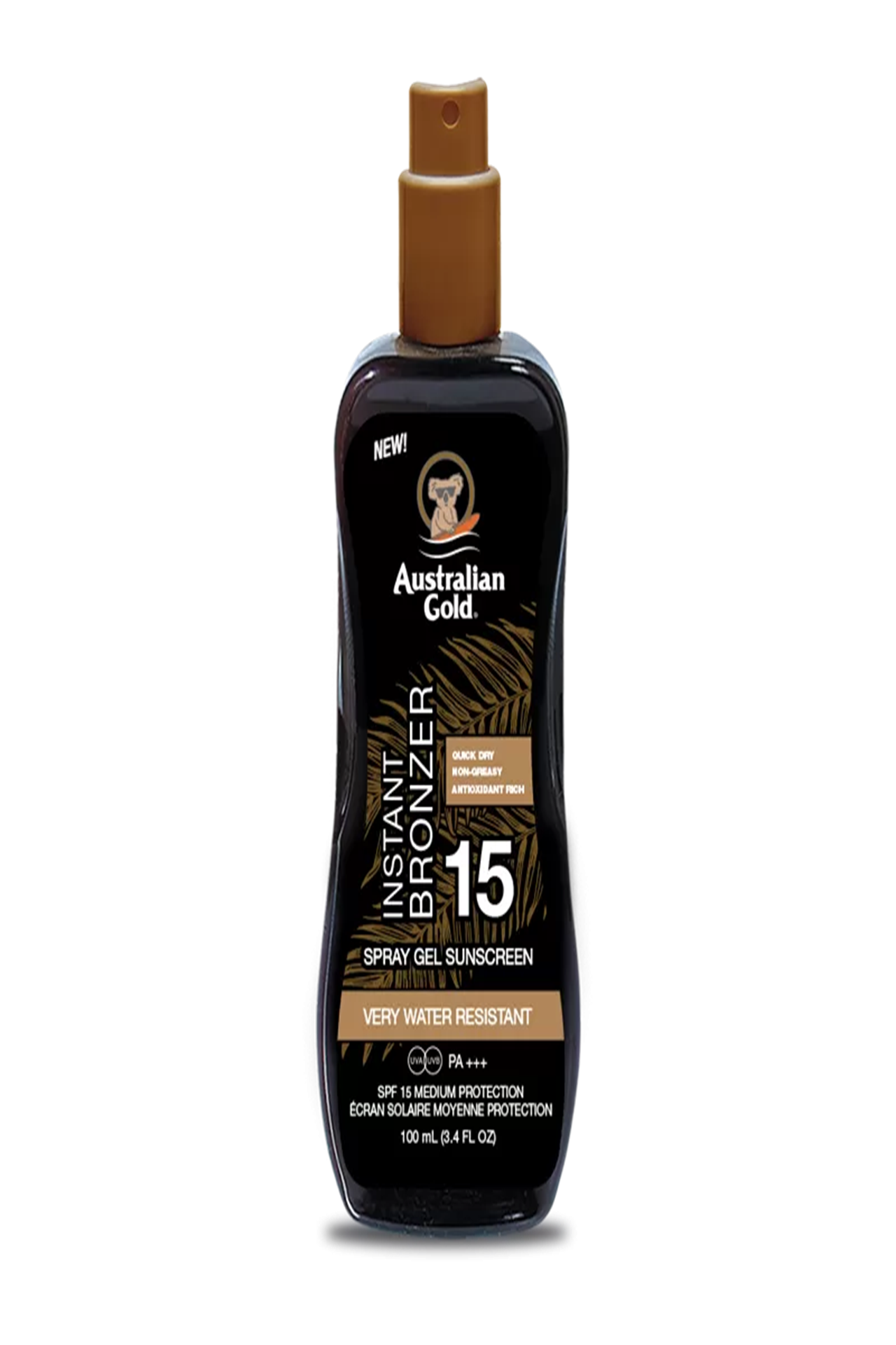 SPF 15 SPRAY GEL WITH BRONZER TRAVEL SIZE